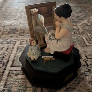 Norman Rockwell Girl in the Mirror 
Music Box - Limited Edition